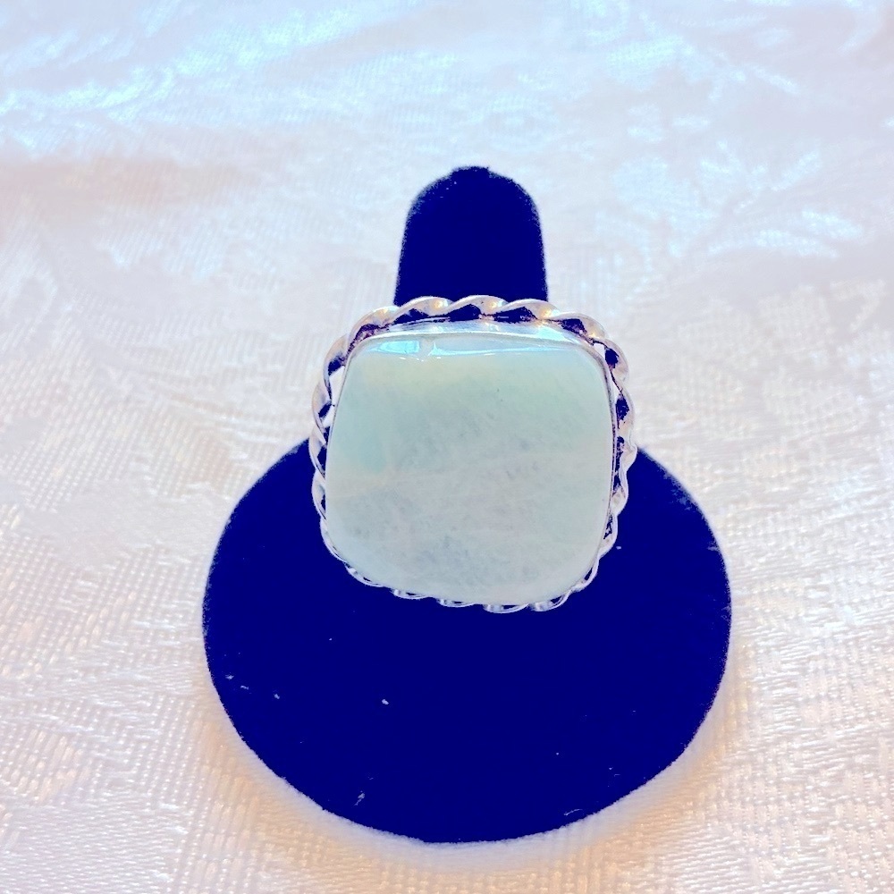 Larimar Sterling Silver Ring